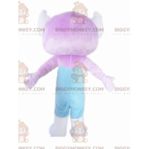 Μωβ και μπλε κοστούμι μασκότ BIGGYMONKEY™ Little Monkey Creature - Μασκότ μαϊμού - BIGGYMONKEY_02837 - BiggyMonkey.com