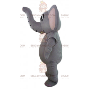 Fully Customizable Gray Elephant BIGGYMONKEY™ Mascot Costume -