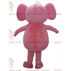 Fully Customizable Pink Elephant BIGGYMONKEY™ Mascot Costume –