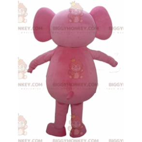 Fully Customizable Pink Elephant BIGGYMONKEY™ Mascot Costume -