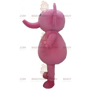 Fully Customizable Pink Elephant BIGGYMONKEY™ Mascot Costume -