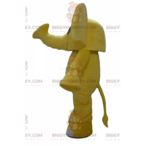 Kostým maskota BIGGYMONKEY™ Žlutý slon s velkýma ušima –