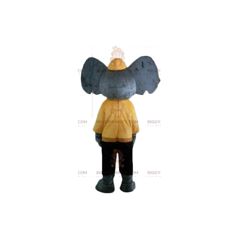 Big Gray Elephant BIGGYMONKEY™ Mascot Costume Sizes L (175180CM)