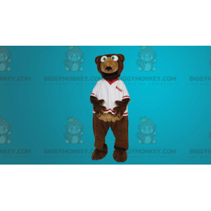 Kostým maskota týmového fanouška medvěda hnědého BIGGYMONKEY™ –