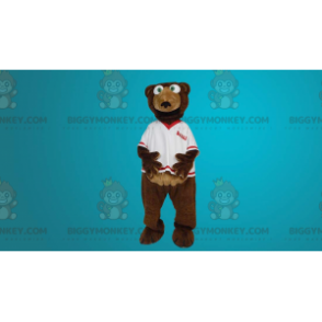 Fato de mascote do time torcedor urso pardo BIGGYMONKEY™ –