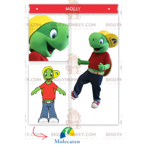 Costume mascotte BIGGYMONKEY™ della famosa tartaruga dei