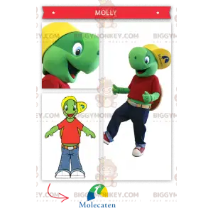 Franklin kuuluisa sarjakuvakilpikonna BIGGYMONKEY™ maskottiasu