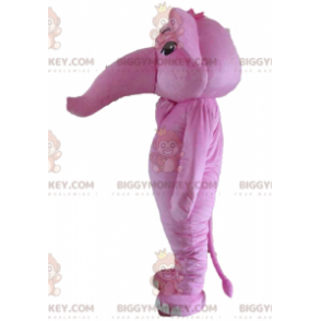 Plně přizpůsobitelný kostým maskota obřího růžového slona