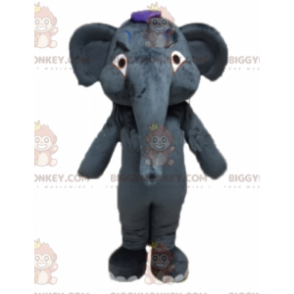 Giant Gray Elephant BIGGYMONKEY™ Mascot Costume Fully
