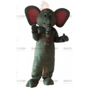 Leuke en zeer succesvolle grijze en roze olifant BIGGYMONKEY™