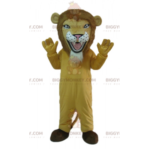 Κοστούμι μασκότ λιονταριού Tiger Beige BIGGYMONKEY™ - Μασκότ λιονταριών - BIGGYMONKEY_02870 - BiggyMonkey.com