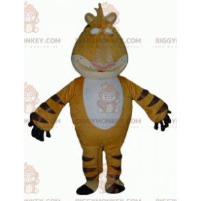 Giant and Intimidating Yellow White and Black Tiger