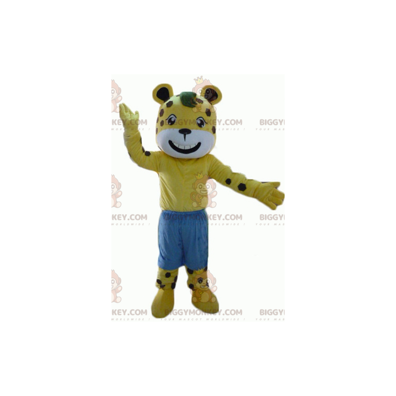 BIGGYMONKEY™ Disfraz de mascota de lunares marrones y tigre BIGGYMONKEY™ Disfraz de mascota de lunares marrones y tigre