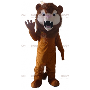 Kostým maskota řvoucí kočky BIGGYMONKEY™ hnědého lva - Maskoti lva - BIGGYMONKEY_02883 - BiggyMonkey.com