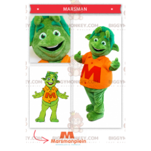 Στολή μασκότ Green Alien Martian BIGGYMONKEY™ - Μασκότ τέρατα - BIGGYMONKEY_0325 - BiggyMonkey.com
