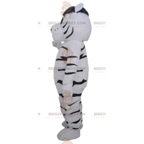 Kostým obřího a roztomilého maskota bílého a černého tygra BIGGYMONKEY™ - Tygří maskoti - BIGGYMONKEY_02884 - BiggyMonkey.com