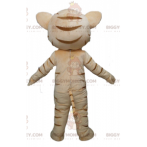Blue Eyed Cat Brun og hvid tigermaskotkostume BIGGYMONKEY™ - Kattemasker - BIGGYMONKEY_02896 - BiggyMonkey.com