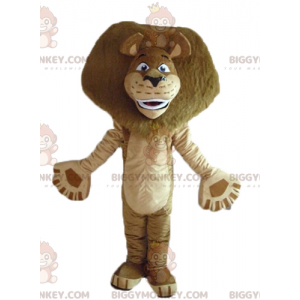 BIGGYMONKEY™ maskotkostume af Alex berømte løve fra Madagaskar