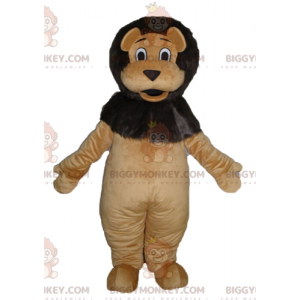 Soft and Cute Giant Brown and Black Lion BIGGYMONKEY™ Mascot