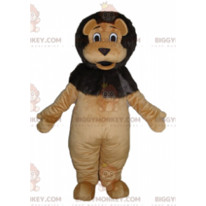Miękki i uroczy kostium maskotki brązowo-czarnego lwa BIGGYMONKEY™ - Maskotki lwa - BIGGYMONKEY_02902 - BiggyMonkey.com
