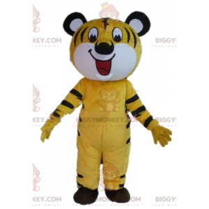 Meget smilende gul hvid og sort tiger BIGGYMONKEY™