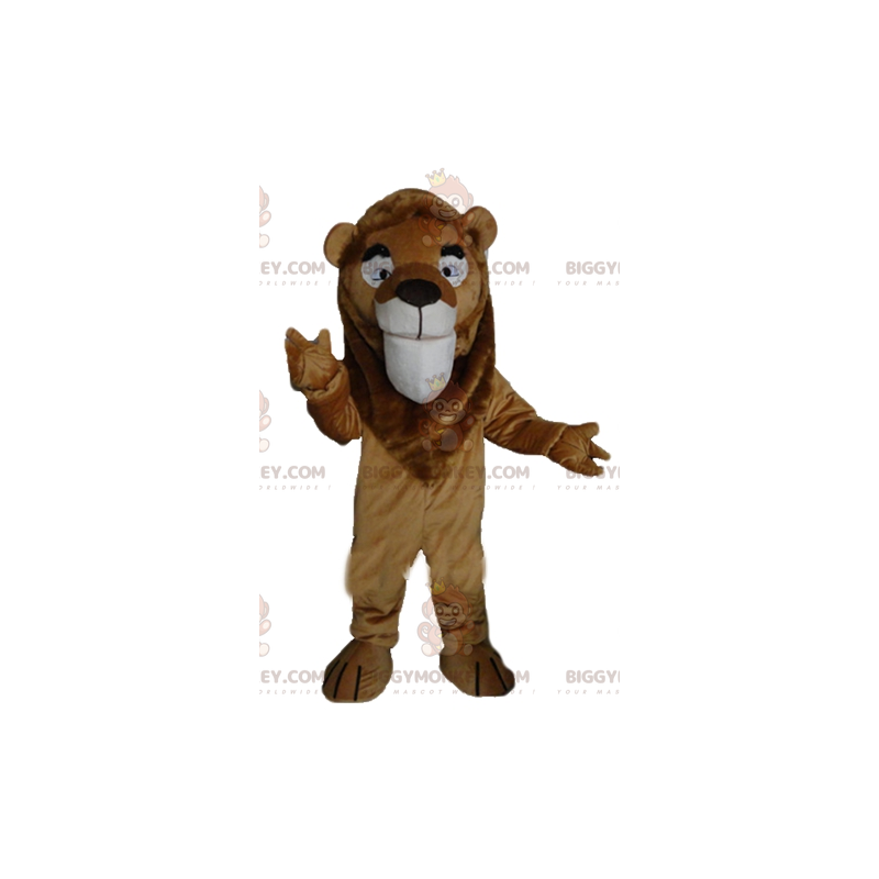 Meget vellykket Giant Brown Lion BIGGYMONKEY™ maskotkostume - Løvemasker - BIGGYMONKEY_02905 - BiggyMonkey.com