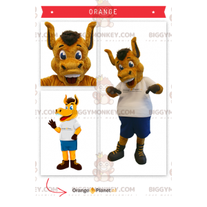 Στολή μασκότ Brown Donkey Colt BIGGYMONKEY™ - Biggymonkey.com