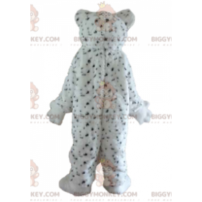 Disfraz de mascota BIGGYMONKEY™ de tigre blanco peludo con