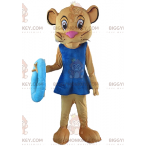 Simba kæreste Sala Brun løvinde BIGGYMONKEY™ maskotkostume med