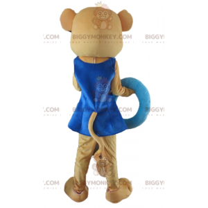 Simba Freundin Sala braune Löwin BIGGYMONKEY™ Maskottchenkostüm mit Kleid