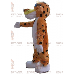 Leuke en kleurrijke oranje witte en zwarte tijger BIGGYMONKEY™ mascottekostuum - Mascottes van de tijger - BiggyMonkey.com