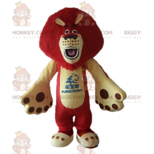 BIGGYMONKEY™ costume mascotte del famoso leone di Alex del