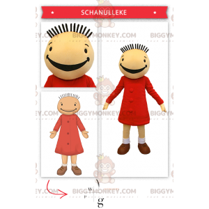 BIGGYMONKEY™ costume mascotte della bambola Fanfreluche di Suzy