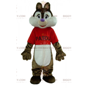 BIGGYMONKEY™ Tic o Tac Famoso disfraz de mascota de ardilla