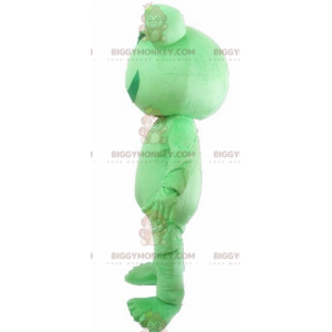 Riesiger lustiger grüner Frosch BIGGYMONKEY™ Maskottchen-Kostüm