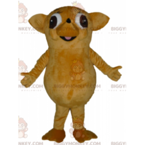 Costume da mascotte BIGGYMONKEY™ Riccio gigante beige e marrone