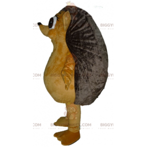 Funny Giant Beige and Brown Hedgehog BIGGYMONKEY™ Mascot