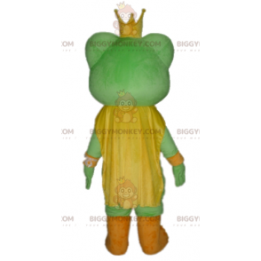 Vihreä valkoinen oranssi sammakko BIGGYMONKEY™ maskottiasu - Sammakon maskotit - BIGGYMONKEY_02966 - BiggyMonkey.com