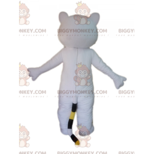 BIGGYMONKEY™ Odd-Eyed hvit og rosa kattmaskotkostyme - Kattemasker - BIGGYMONKEY_02969 - BiggyMonkey.com