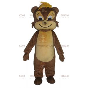 Zeer glimlachend bruin en bruin knaagdier eekhoorn BIGGYMONKEY™