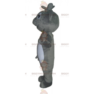 BIGGYMONKEY™ Giant Smiling Gray and White Koala Mascot Costume