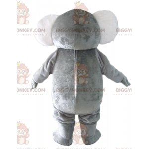 Soft Funny Plump Gray And White Koala Mascot Costume