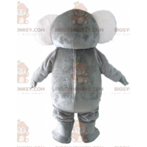 Soft Funny Plump Gray And White Koala Mascot Costume