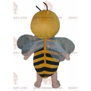 Dreng BIGGYMONKEY™ maskotkostume Gul og sort bi-kostume -