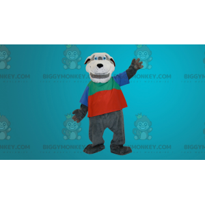 Gray and White Dog BIGGYMONKEY™ Mascot Costume - Biggymonkey.com
