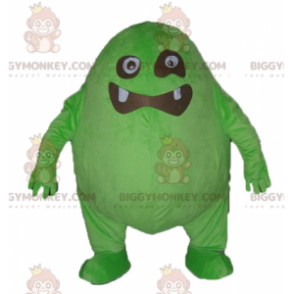 Grappig en origineel groot groen en zwart monster BIGGYMONKEY™ mascottekostuum - Monster mascottes - BiggyMonkey.com