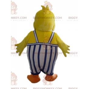 BIGGYMONKEY™ Disfraz de mascota de pollito pato amarillo con