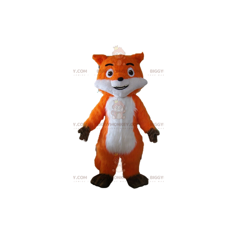 Hermoso disfraz realista de mascota BIGGYMONKEY™ de zorro