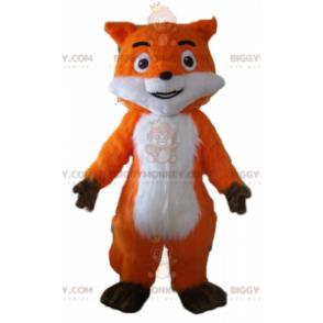 Hermoso disfraz realista de mascota BIGGYMONKEY™ de zorro