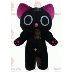 Grappige en originele dikke zwarte en roze kat BIGGYMONKEY™
